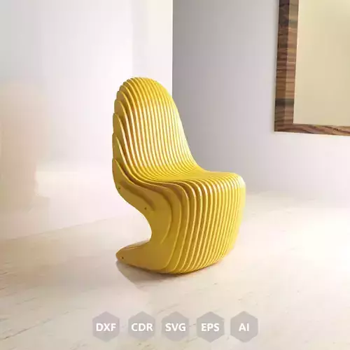 Parametric Chair1 Design digital download Dxf files