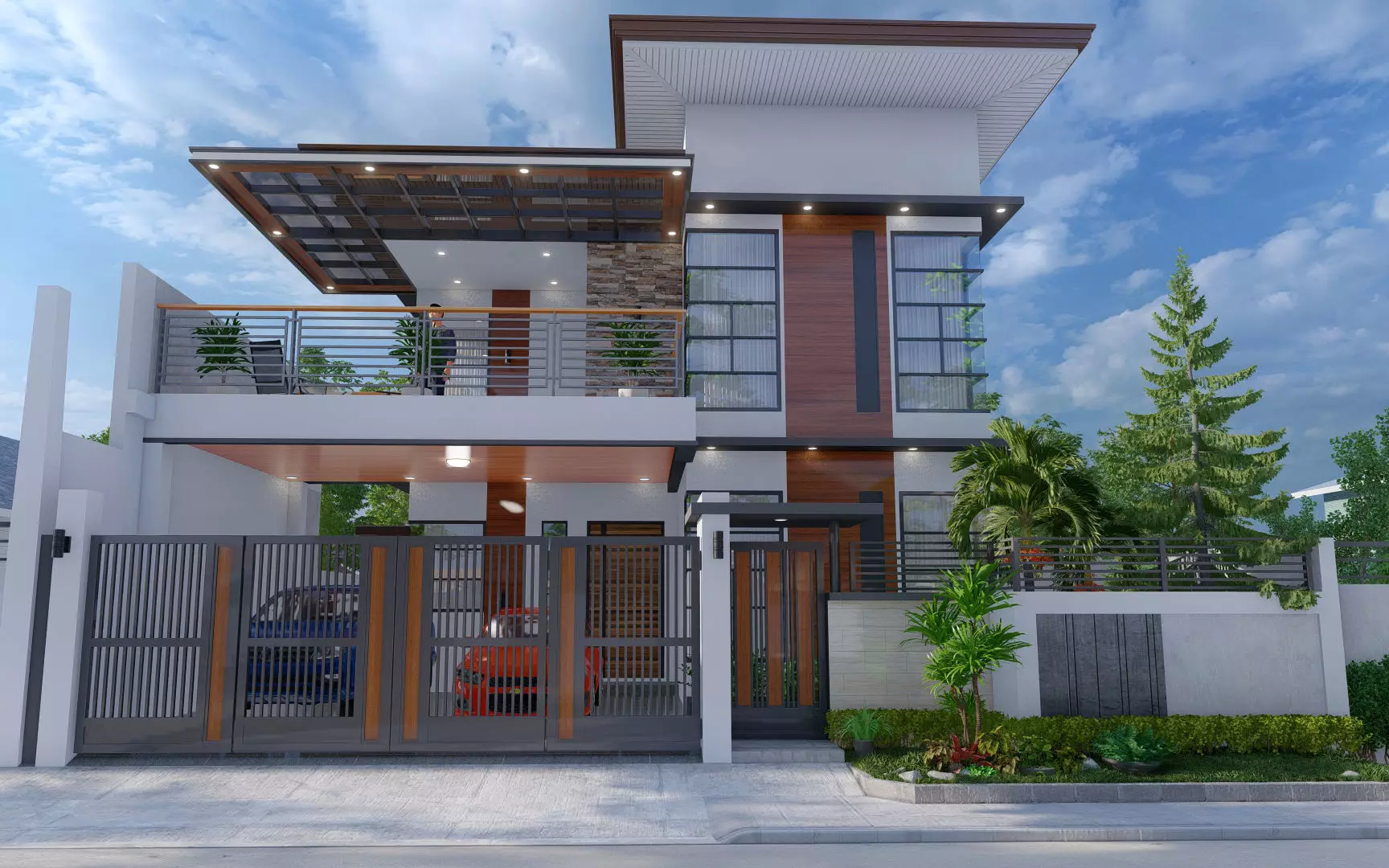 LUMION SETTINGS DAY SCENE 3D MODEL AND LUMION12 FILE Low-poly 3D model_0