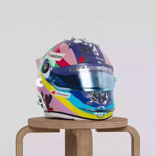 Schuberth SF4 Style Helmet - 3D Model 3D model