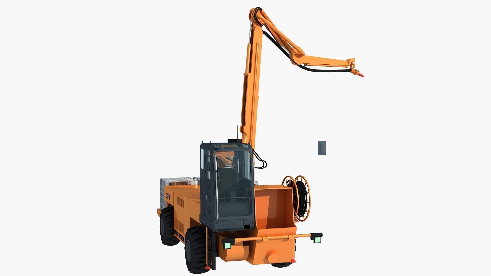 Engineering vehicle 3D model_5