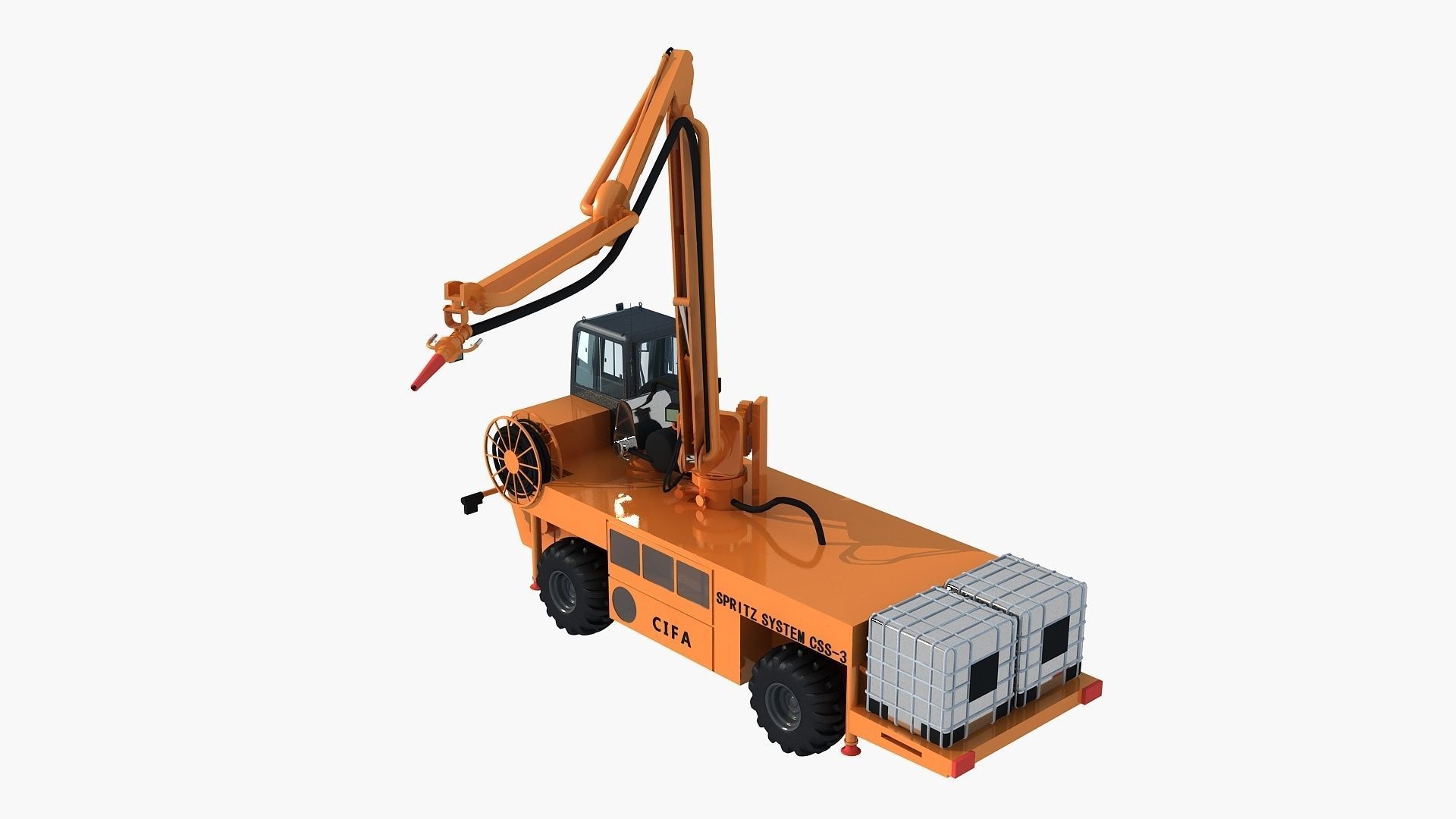 Engineering vehicle 3D model_2