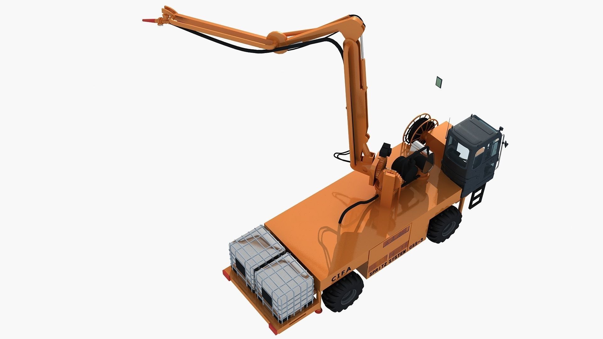 Engineering vehicle 3D model_3