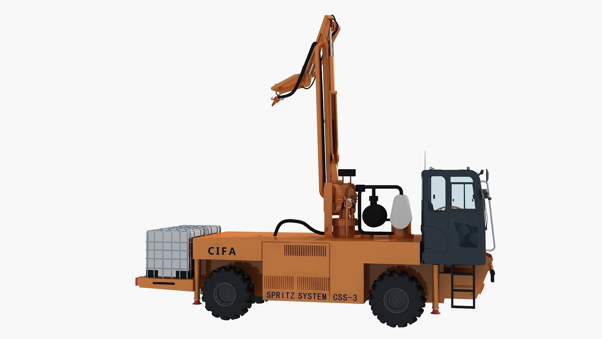 Engineering vehicle 3D model_4