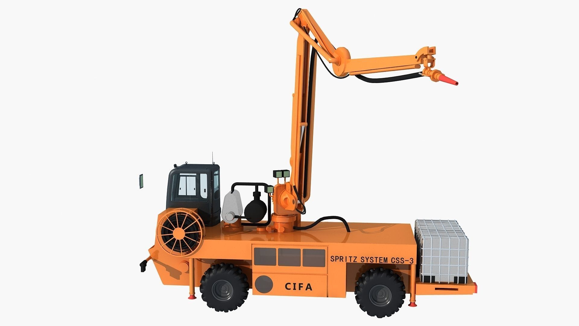 Engineering vehicle 3D model_1