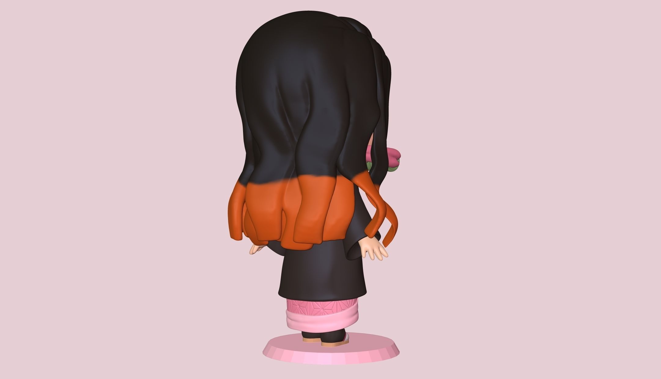 Nezuko Kimetsu no yaiba 3D print model_10