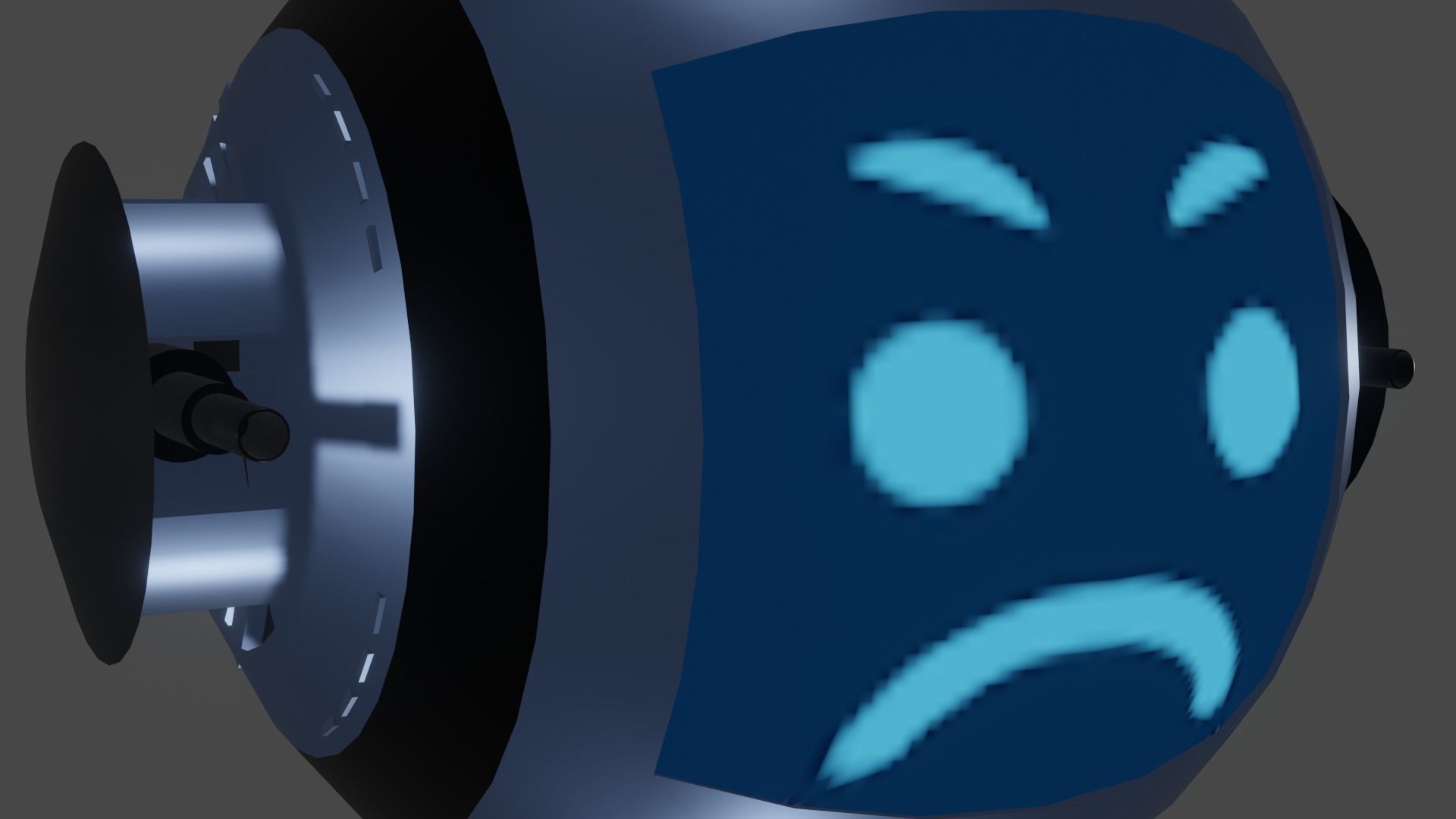 3D Combat Drone Low-poly 3D model_6