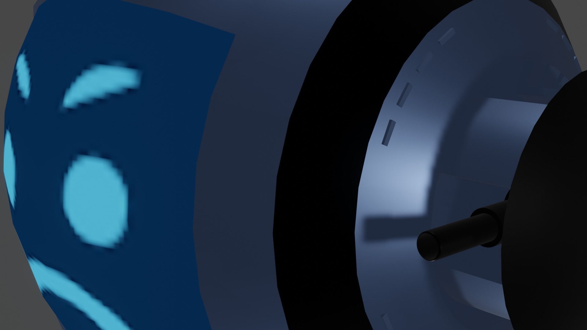 3D Combat Drone Low-poly 3D model_7