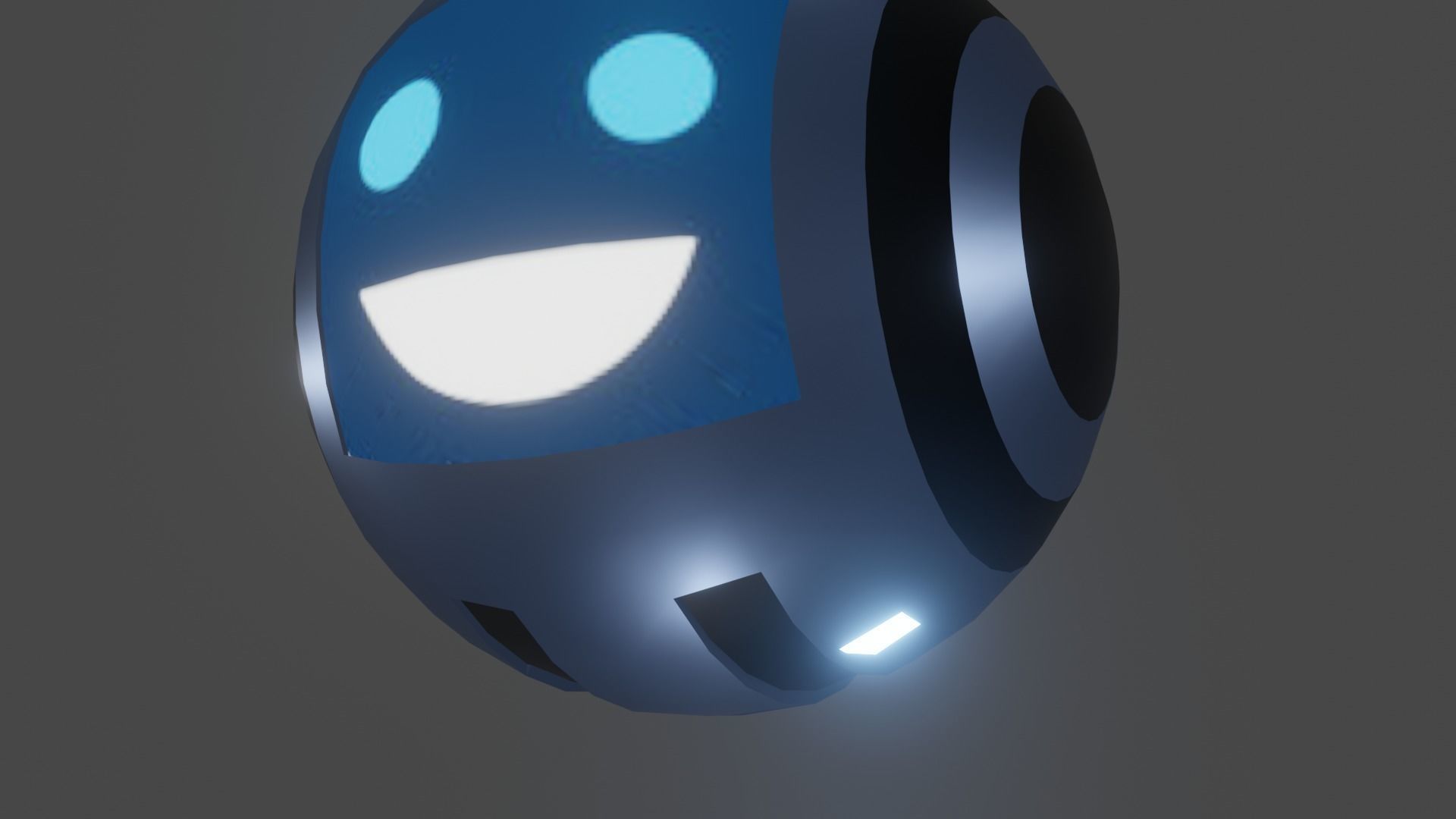 3D Combat Drone Low-poly 3D model_4