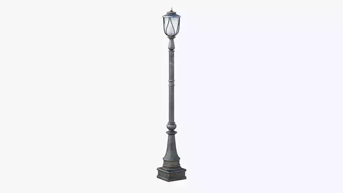 Street Lamp Low-poly 3D model