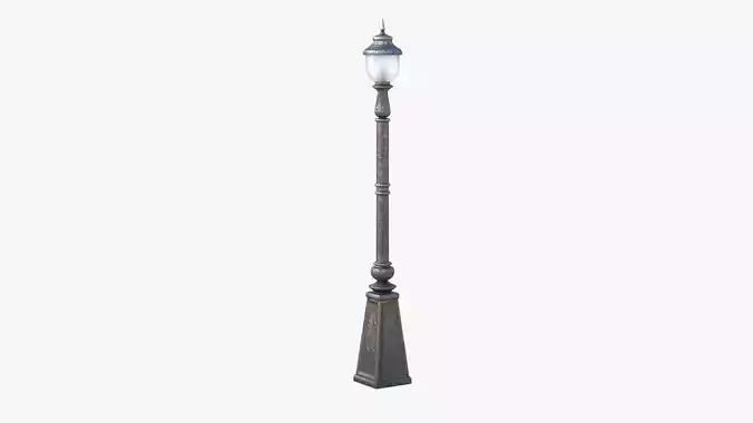 Street Lamp Low-poly 3D model