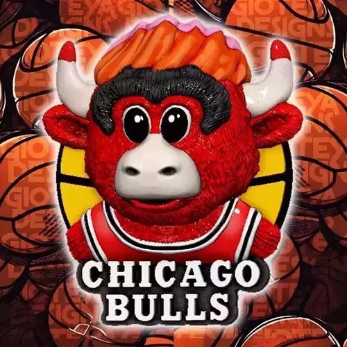 NBA Chigaco Bulls - Benny The Bull 3D model
