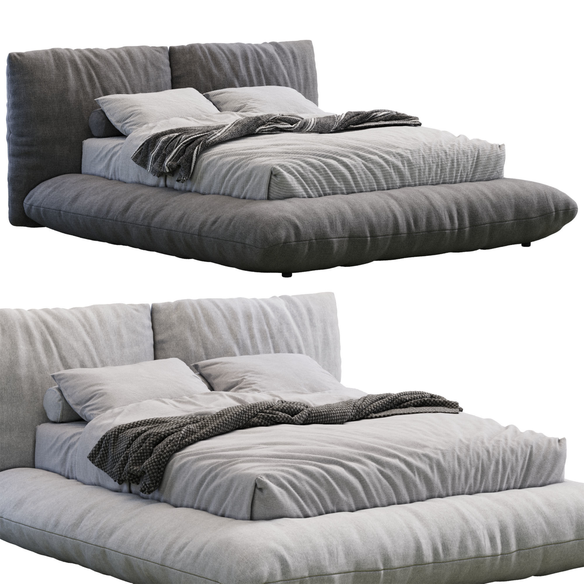 Bed Alba 3D model_1