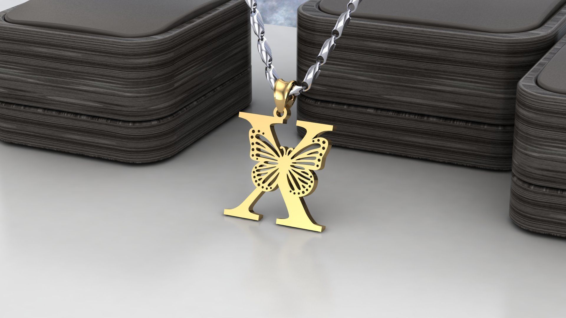 X Buterfly 3D print model_1