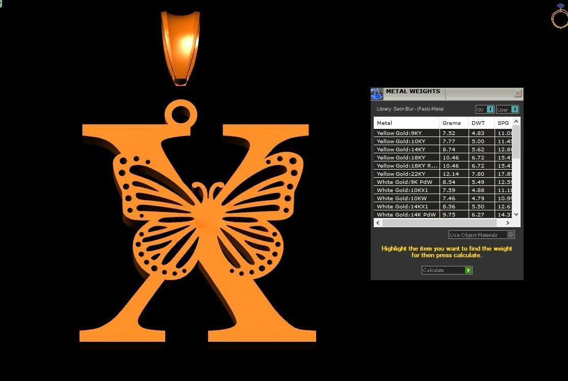 X Buterfly 3D print model_5