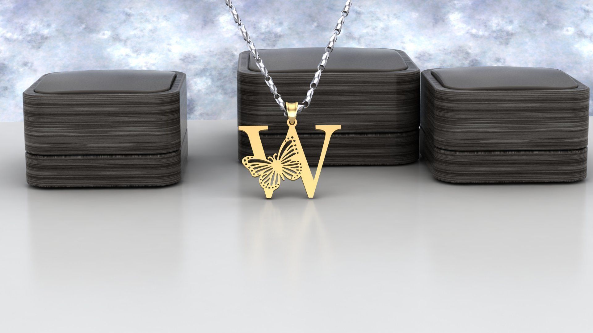 W Buterfly 3D print model_2