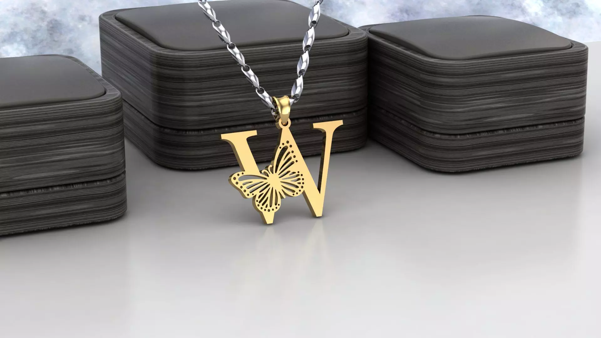 W Buterfly 3D print model_0