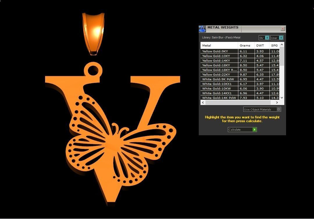 V Buterfly 3D print model_5