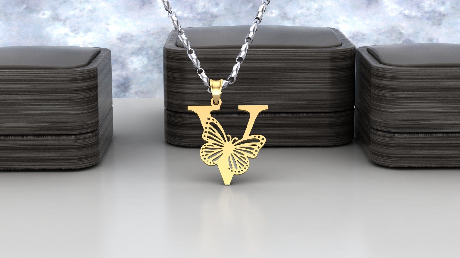 V Buterfly 3D print model_2