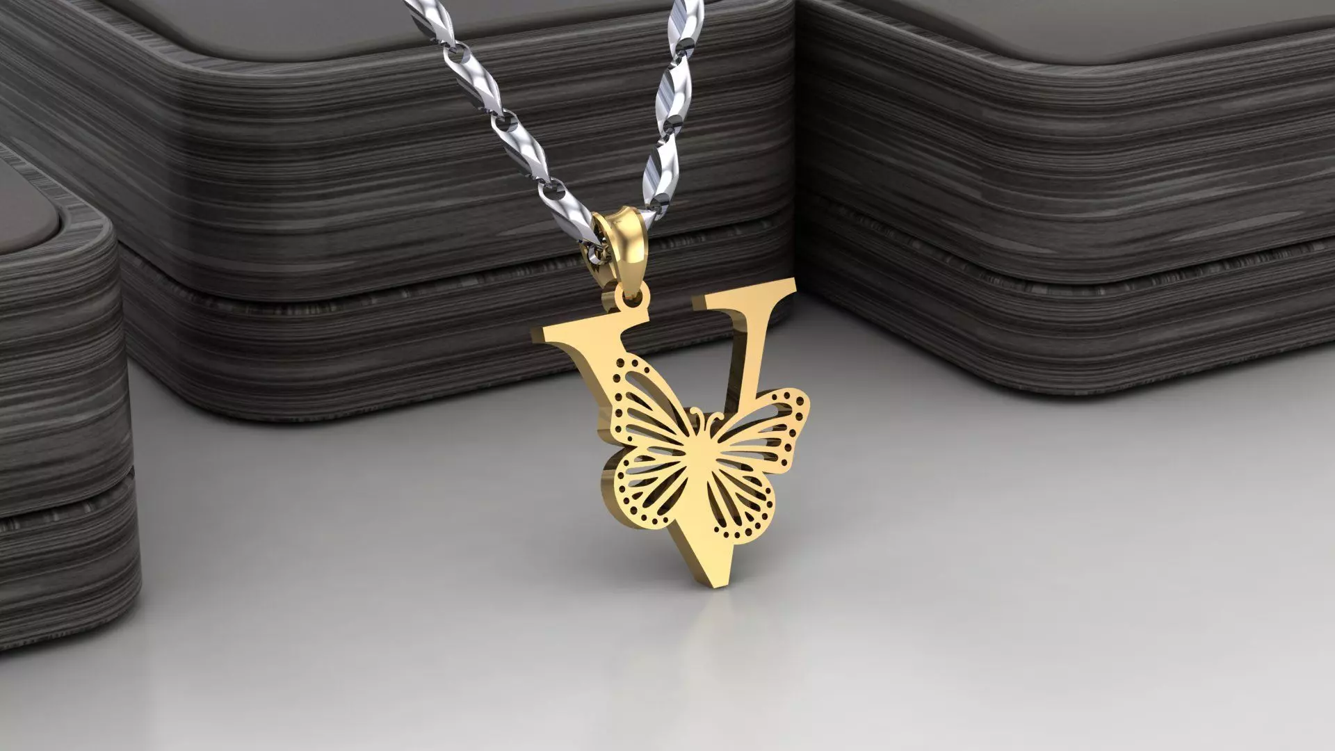 V Buterfly 3D print model_0