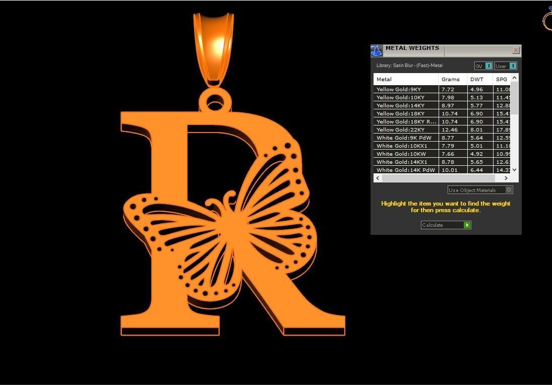 R Buterfly 3D print model_5