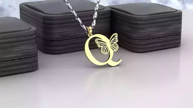 Q Buterfly 3D print model