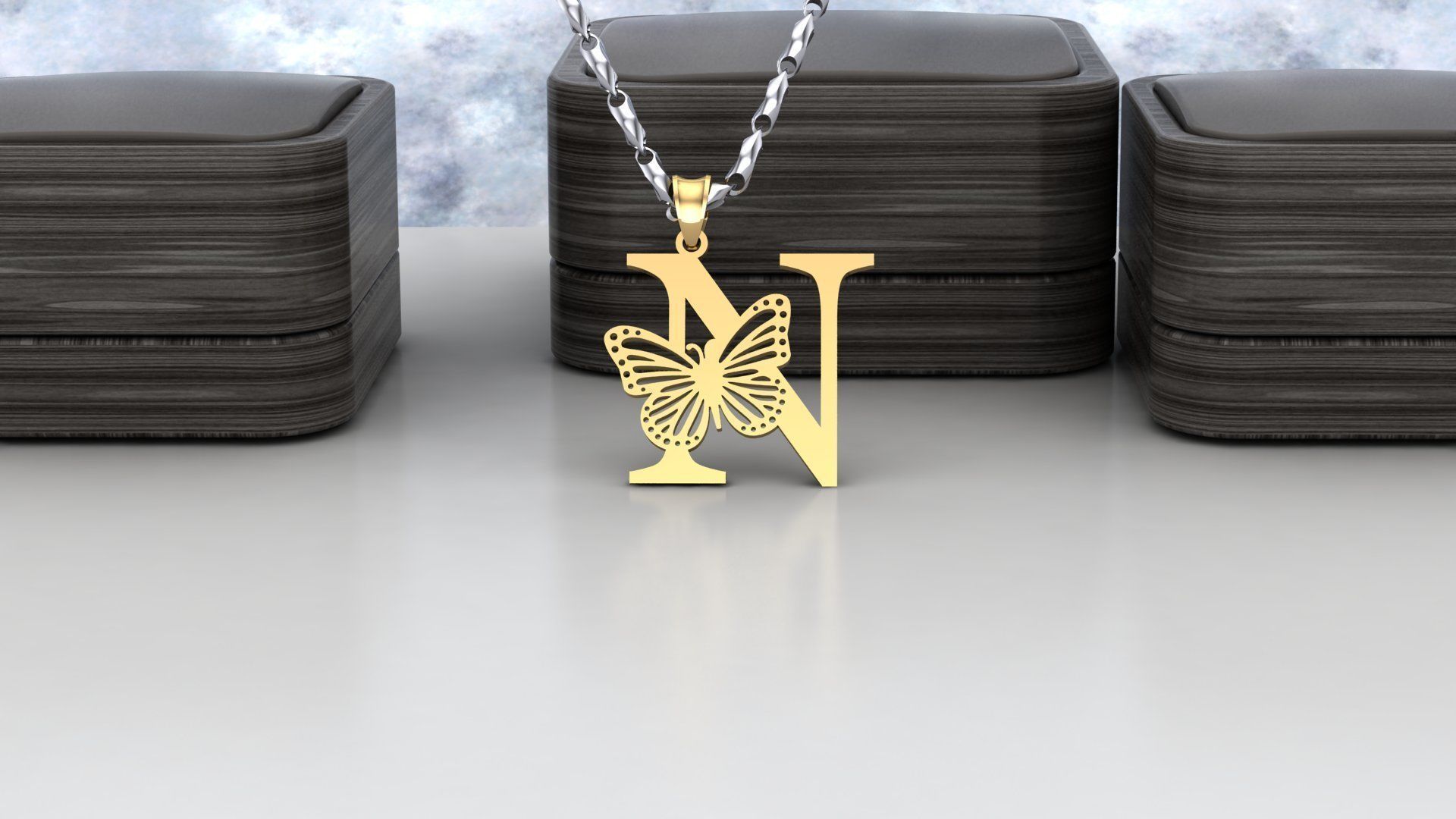 N  Buterfly 3D print model_2