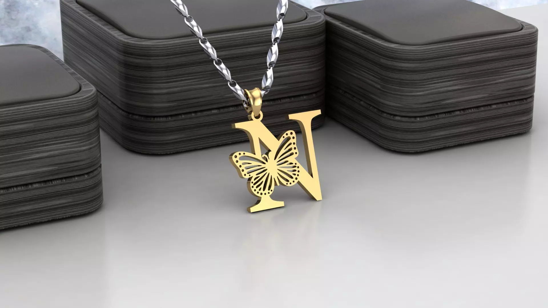 N  Buterfly 3D print model_0