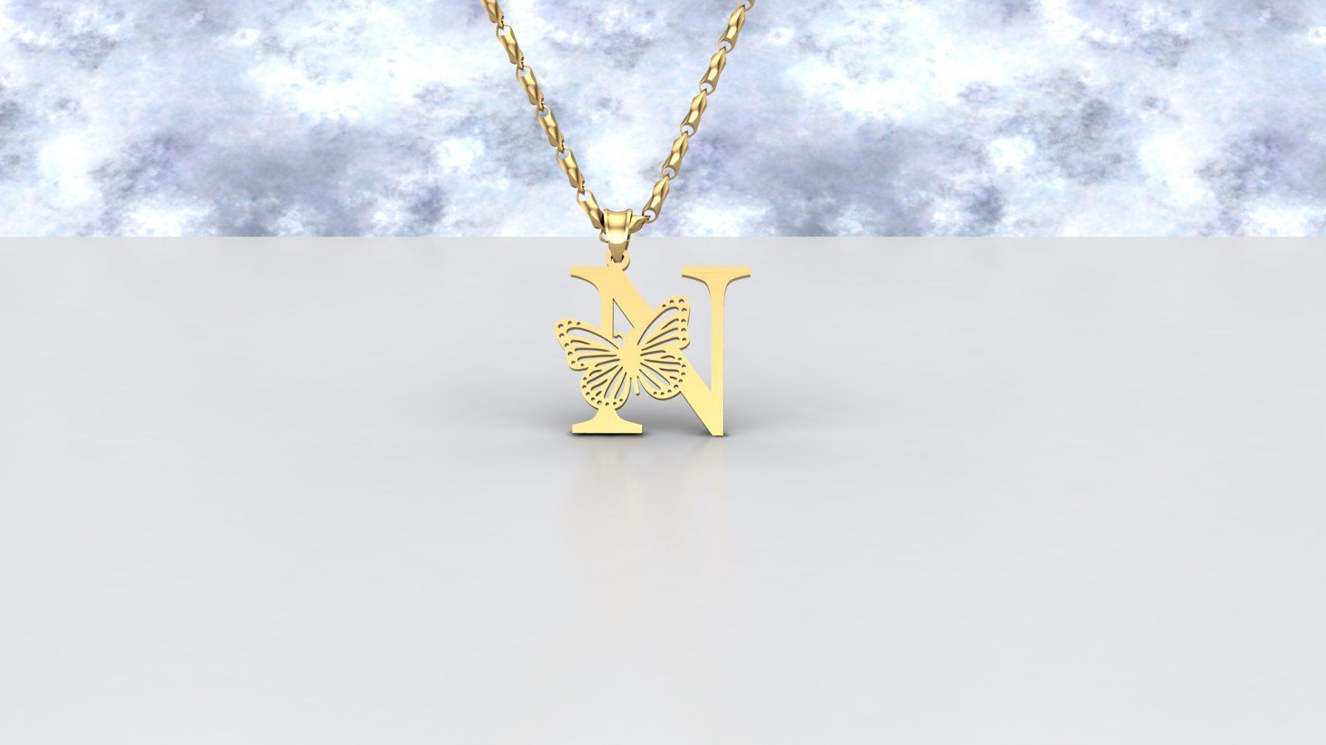 N  Buterfly 3D print model_3