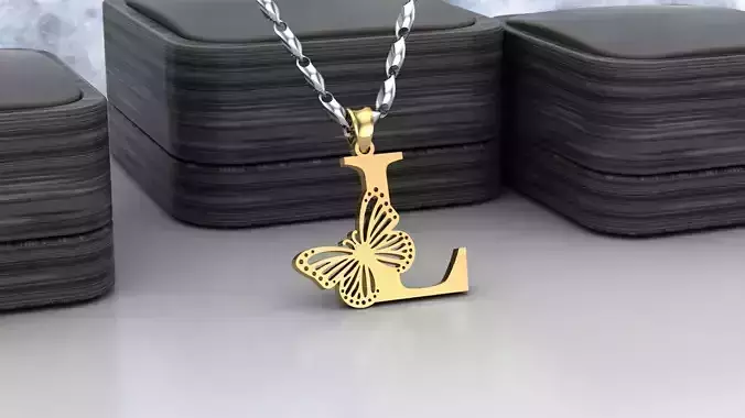 L Buterfly 3D print model