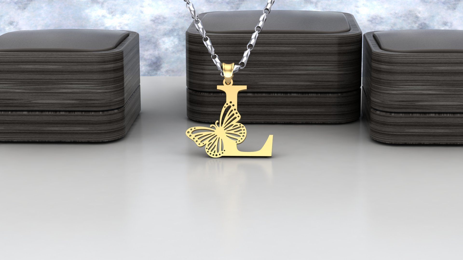 L Buterfly 3D print model_2