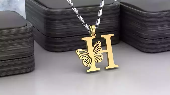 H Buterfly 3D print model