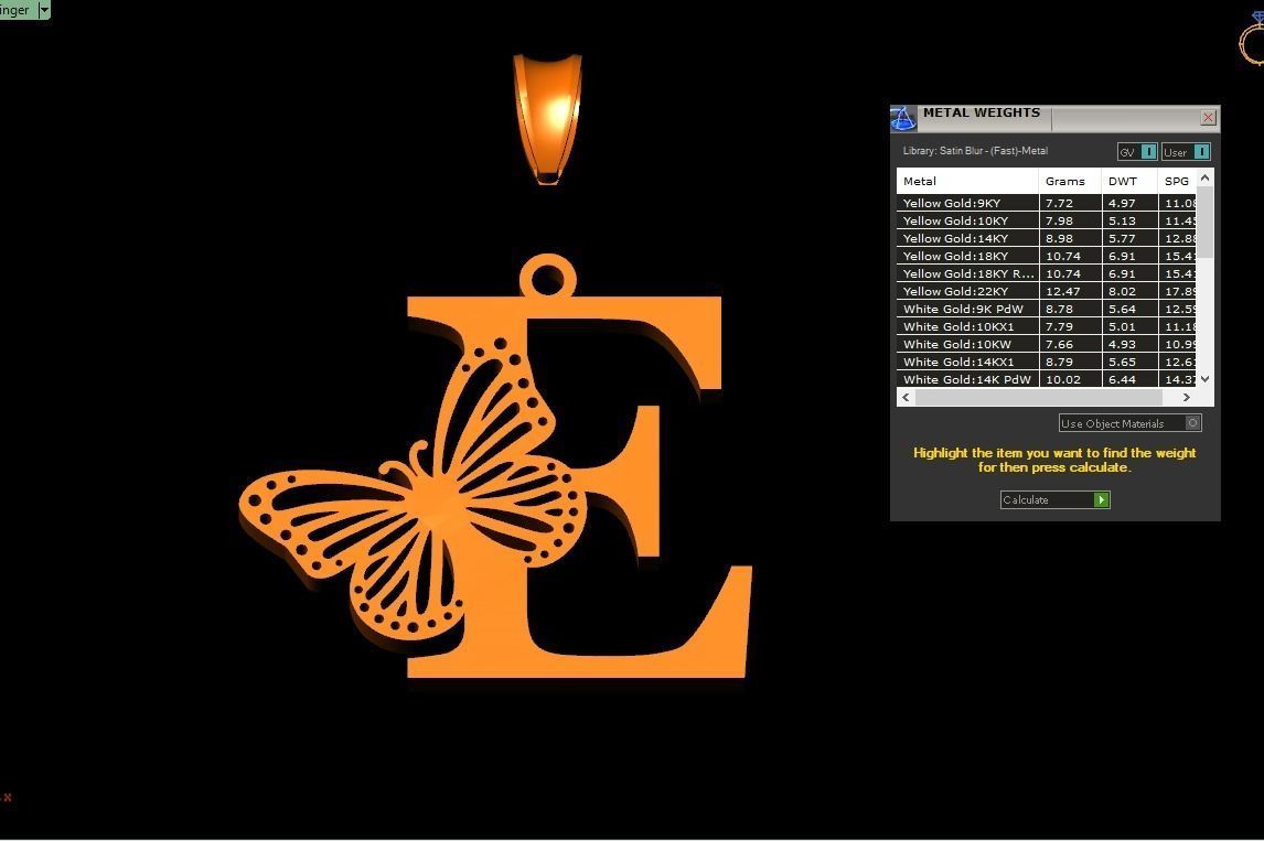 E Buterfly 3D print model_5