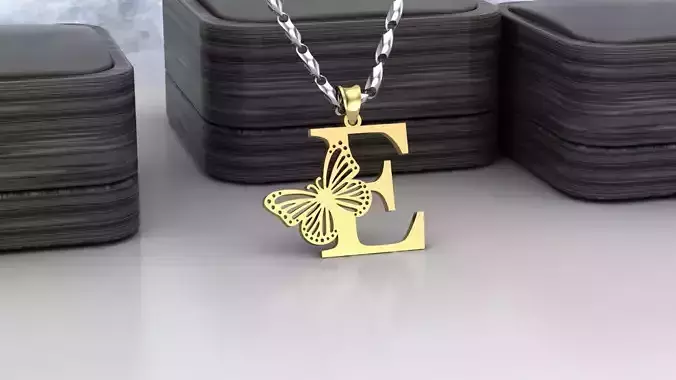 E Buterfly 3D print model