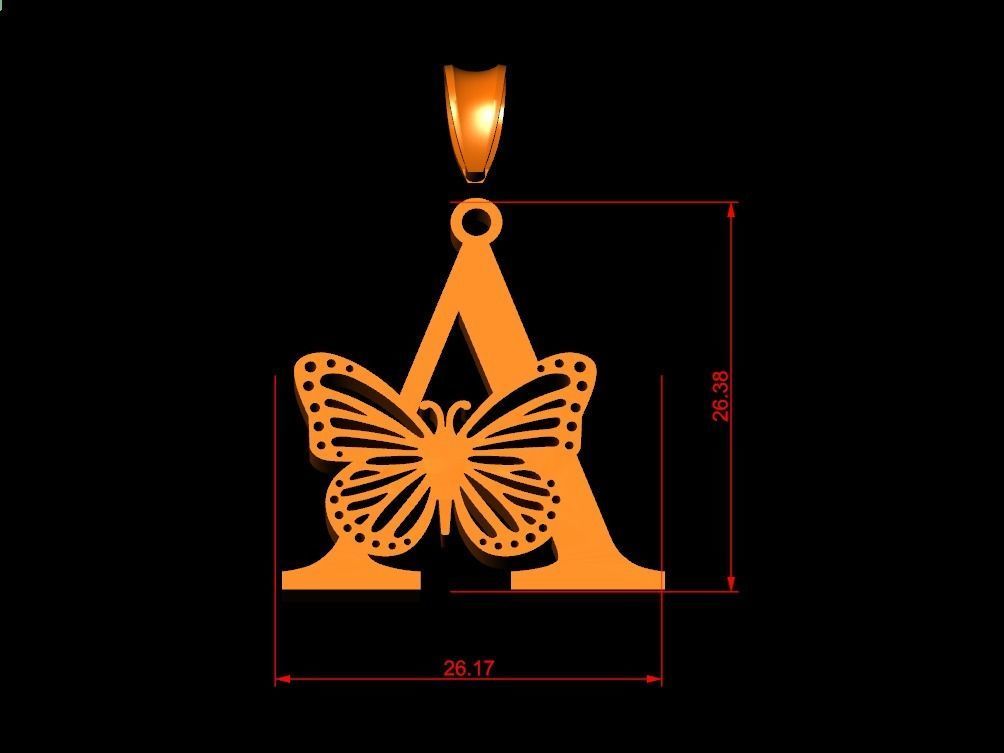 A Butterfly 3D print model_4