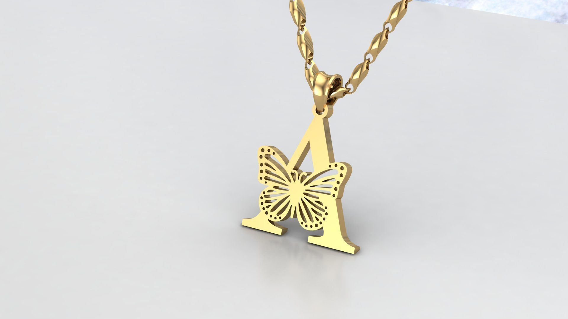 A Butterfly 3D print model_3