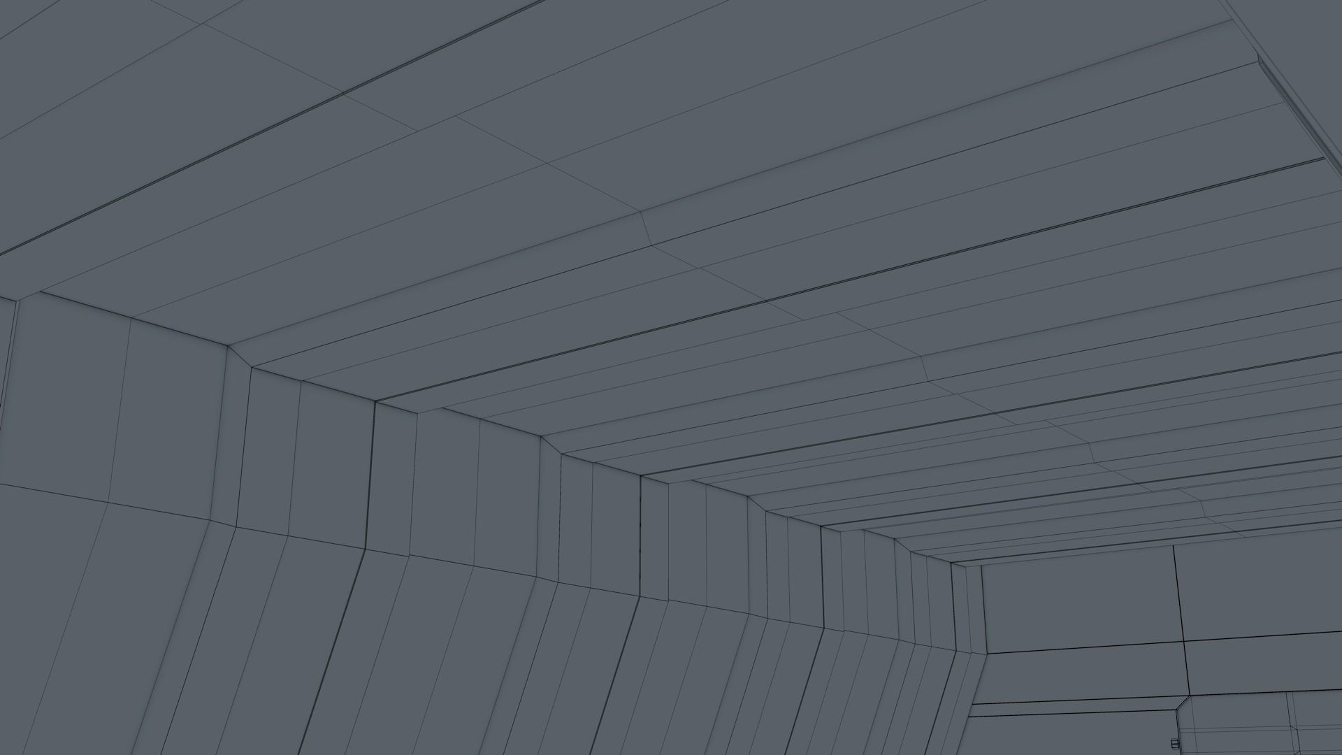 Sci Fi Warehouse Low-poly 3D model_10