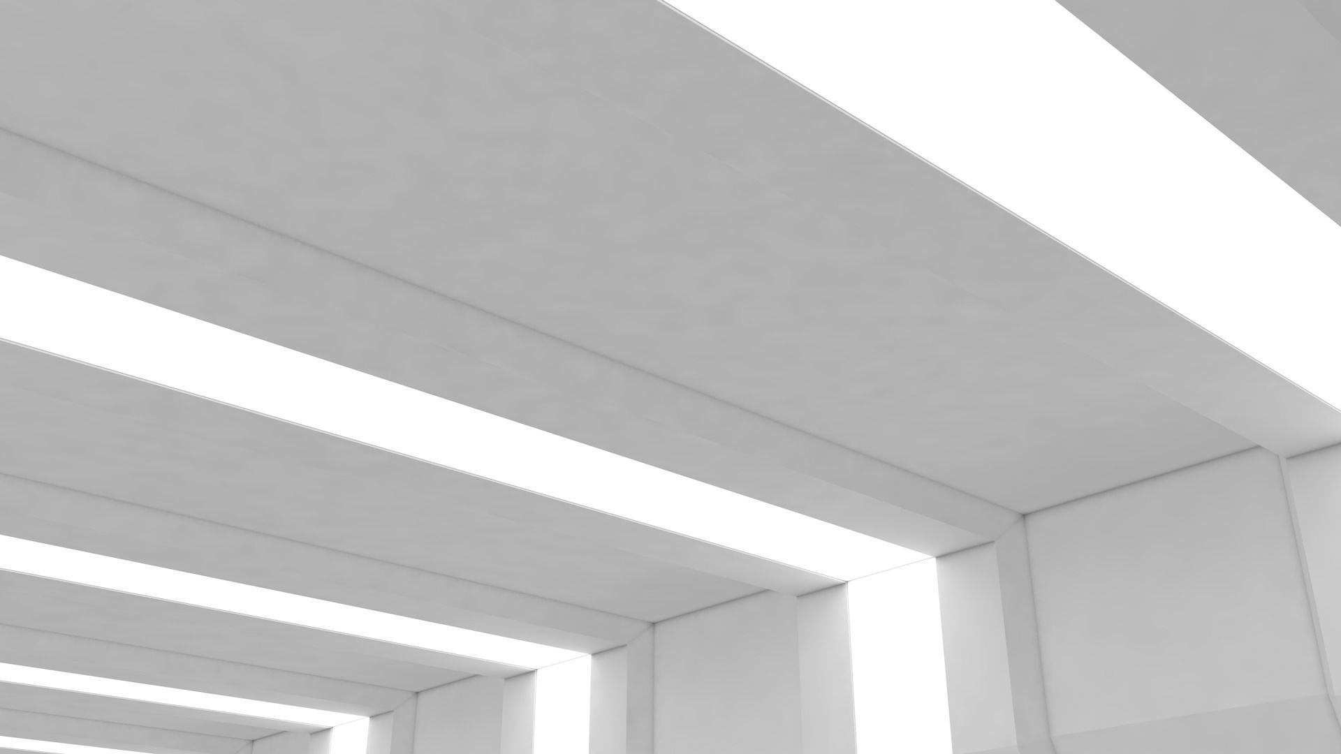 Sci Fi Warehouse Low-poly 3D model_5