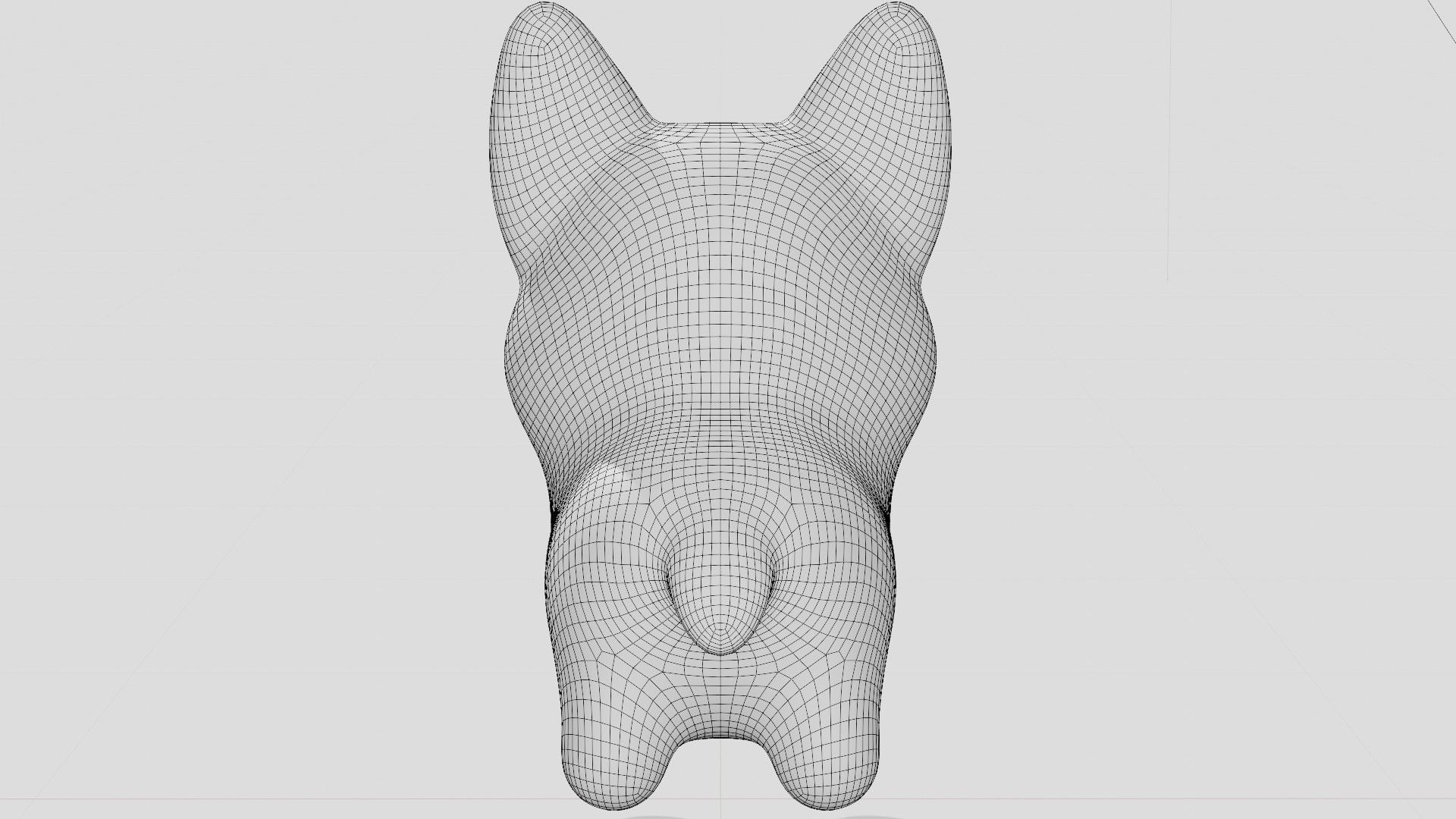 Cute corgi dog  3D model_7