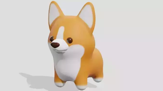 Cute corgi dog 