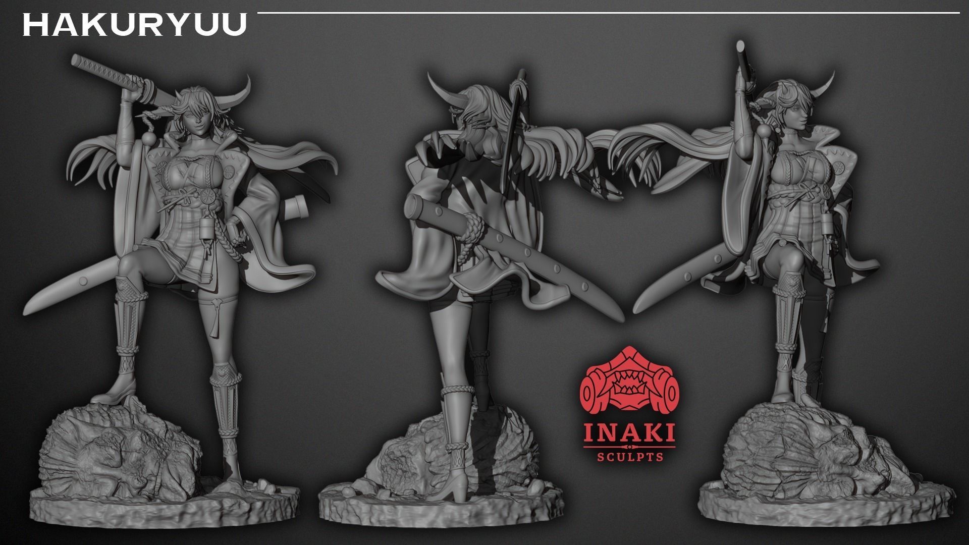 Hakuryuu - Azur Lane 3D print model_6