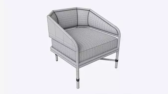 Chair Baker Ridge 3D model 7