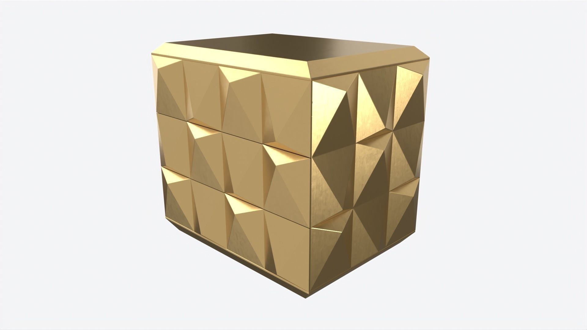 Chest Baker Facet 3D model_1