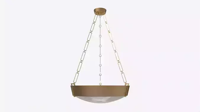 Dish Pendant Baker Murano 3D model