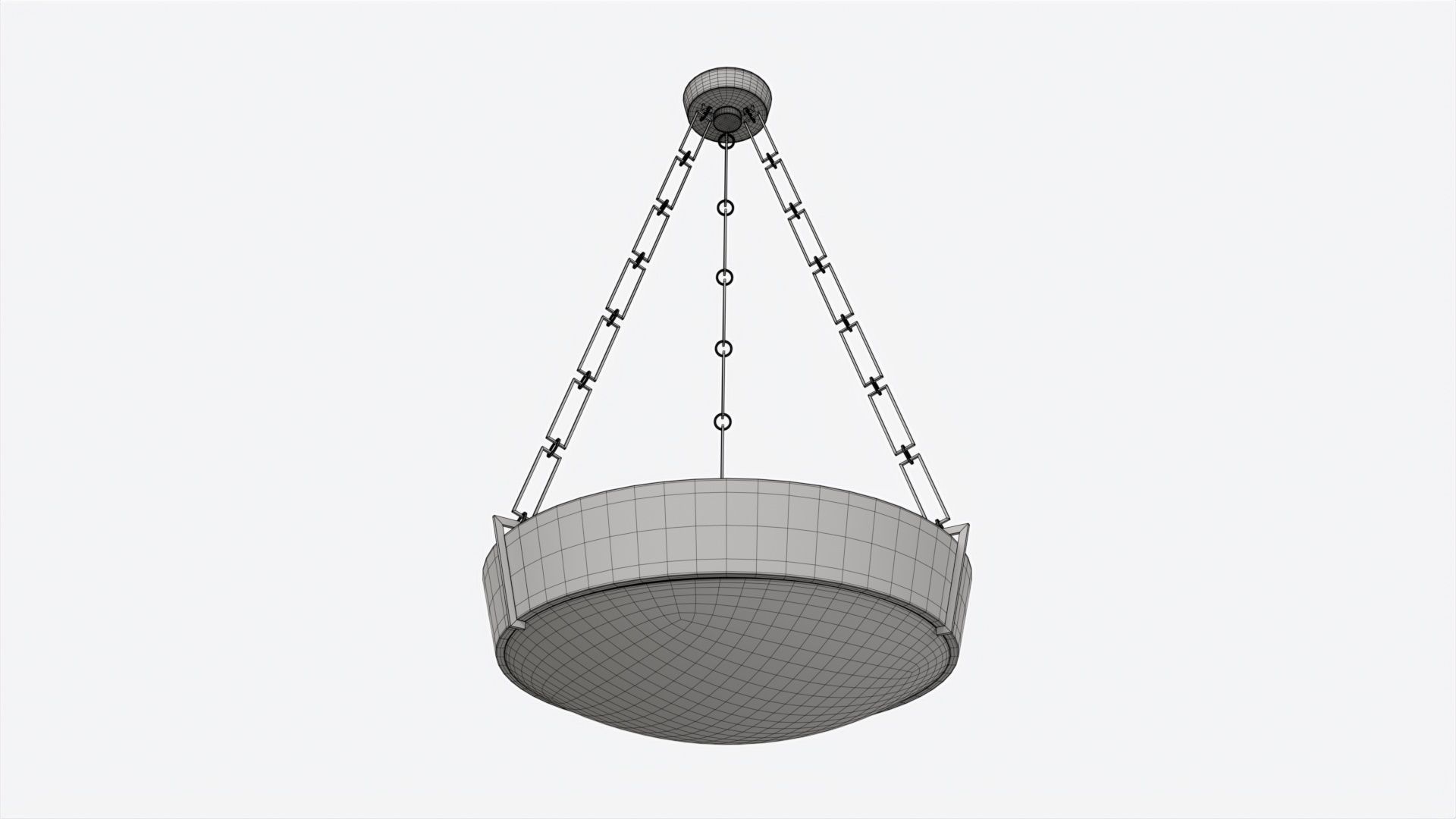 Dish Pendant Baker Murano 3D model_5