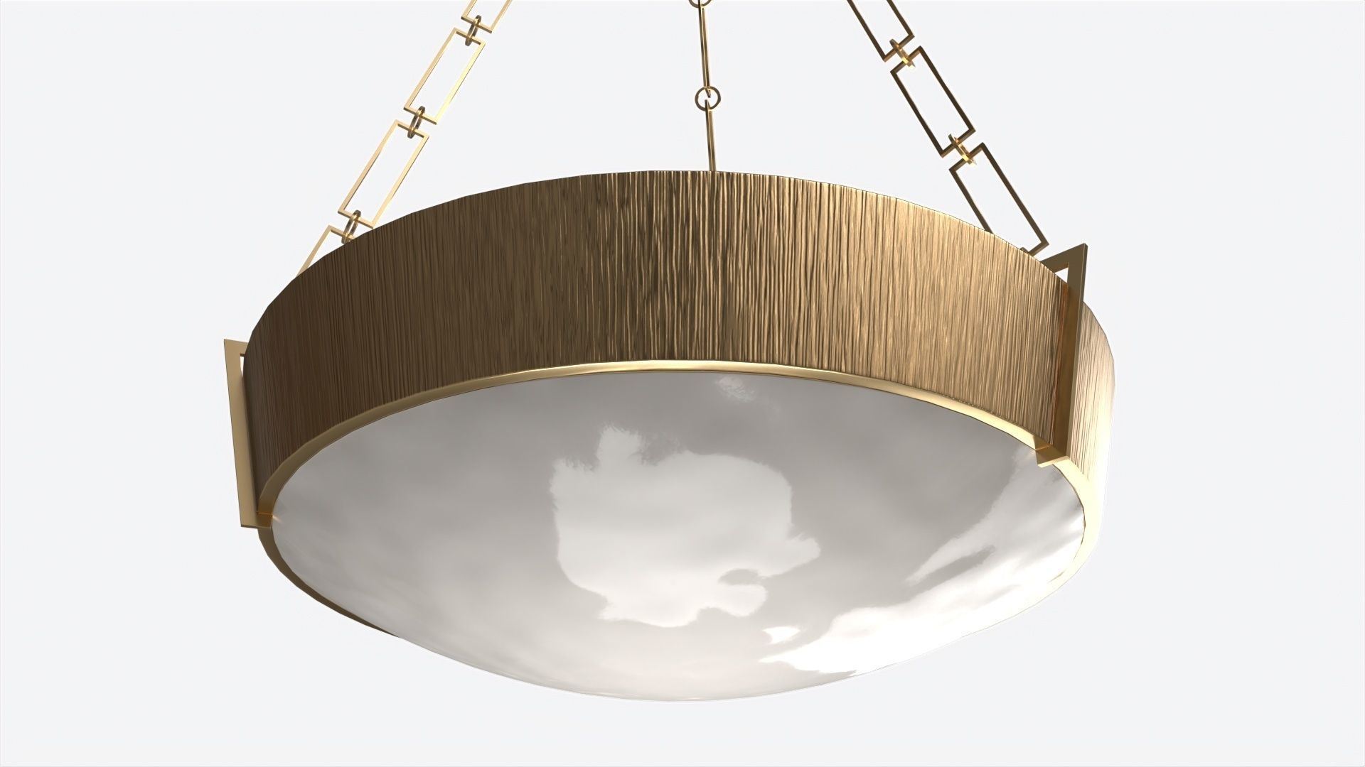 Dish Pendant Baker Murano 3D model_1