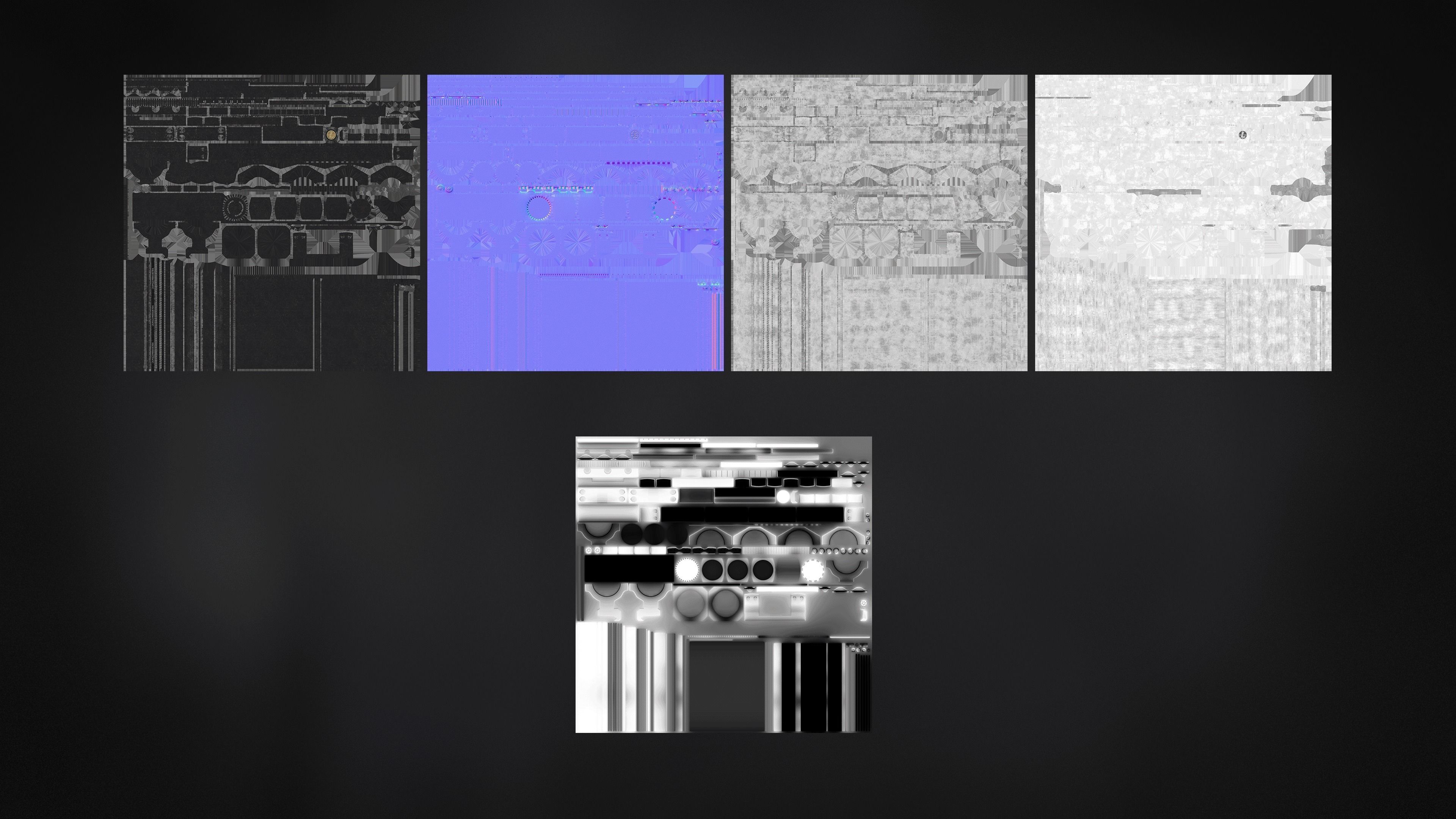 Red Dot Sight Low-poly 3D model_12