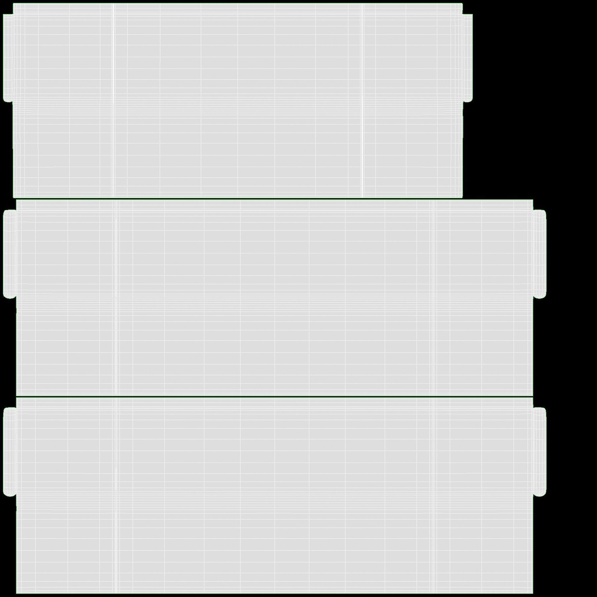 King Bed Baker Giselle 3D model_10