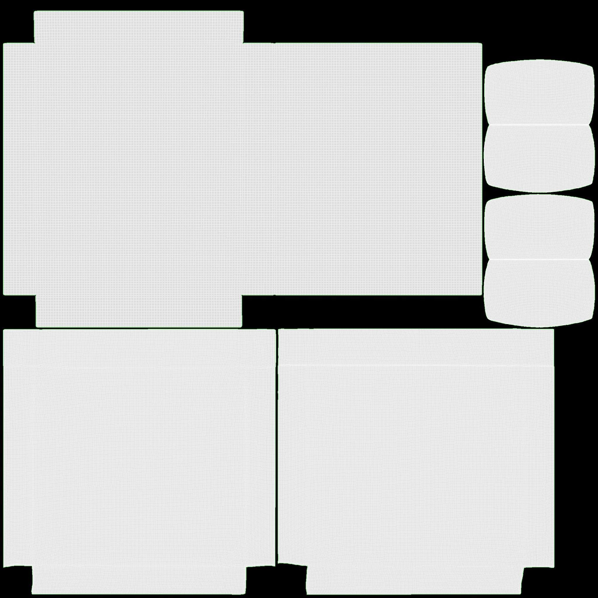 King Bed Baker Giselle 3D model_12