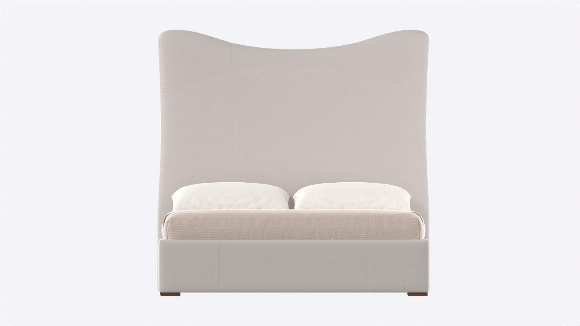 King Bed Baker Giselle 3D model_4