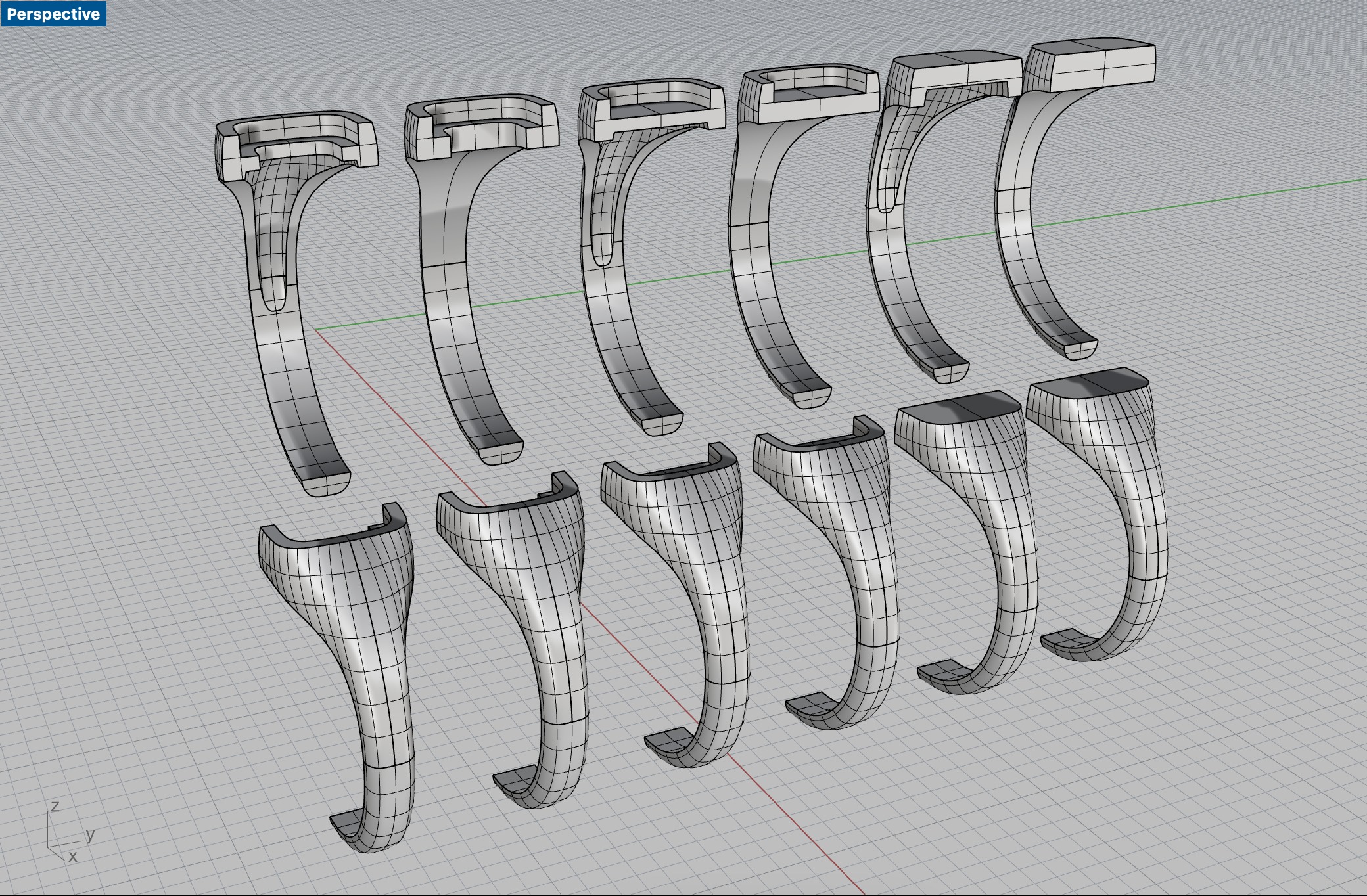 Cushion 10x10 mm Signet Rings 174 items 3D print model_6